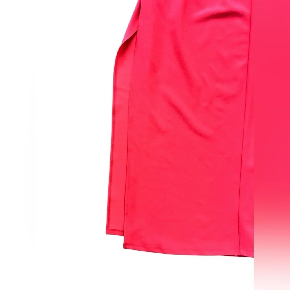 Abercrombie Asymmetrical One-Shoulder Maxi Dress Red Size‎ Small Wedding Guest